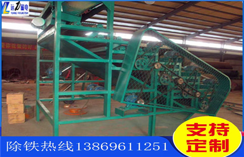 濕式磁選機(jī)，遷安永磁濕式磁選機(jī)_磁場(chǎng)強(qiáng)度能用多長(zhǎng)時(shí)間_工作原理型號(hào)_遷安永磁濕式磁選機(jī)場(chǎng)強(qiáng)分布圖 