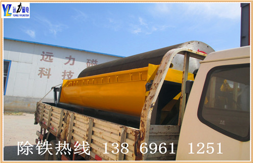 永磁筒式磁選機(jī)，吉林ctb永磁筒式磁選機(jī)_遠(yuǎn)力為您講述吉林ctb永磁筒式磁選機(jī)磁場(chǎng)分布圖 